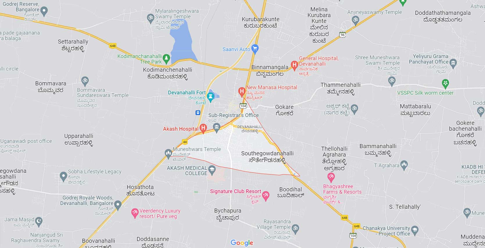 Brigade Fairmont Orchards Location Map